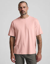 Soft Knit Cotton Tee by Beyond Yoga | Umber Pink