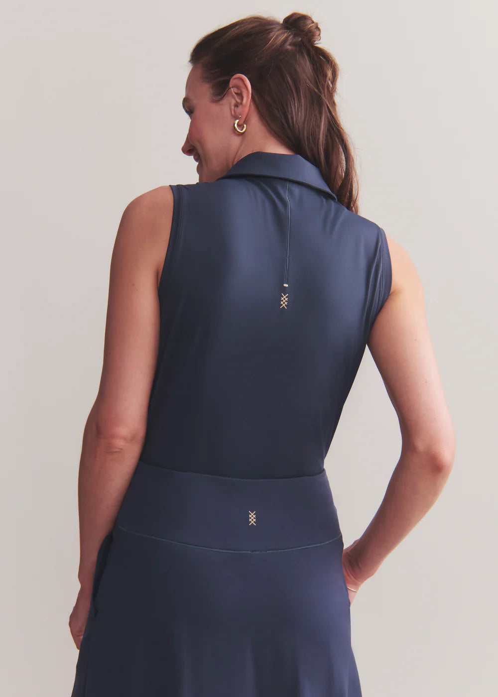 Course to Court Sleeveless Polo by Rhone | Navy Blue