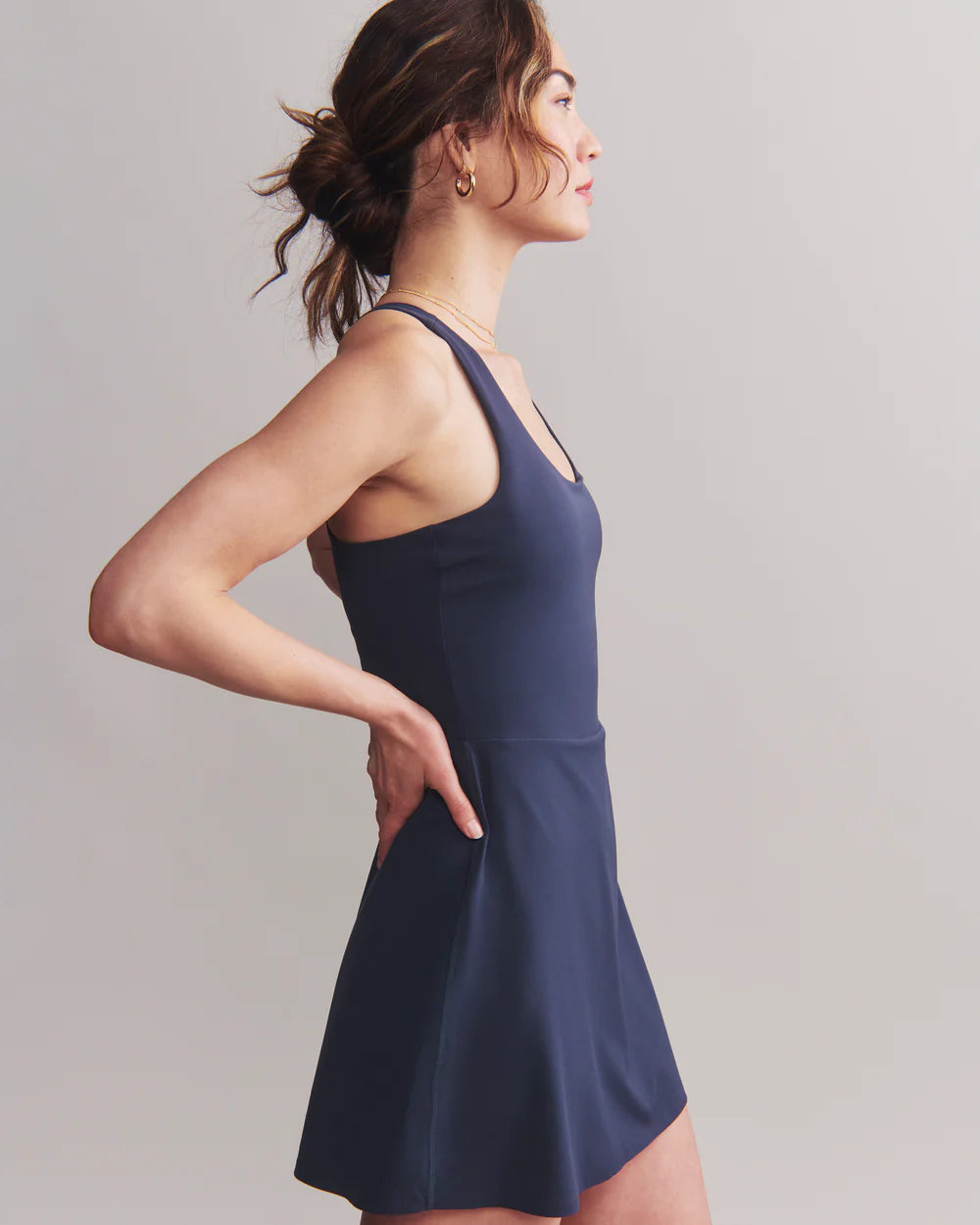 Course to Court Dress by Rhone | Navy Blue