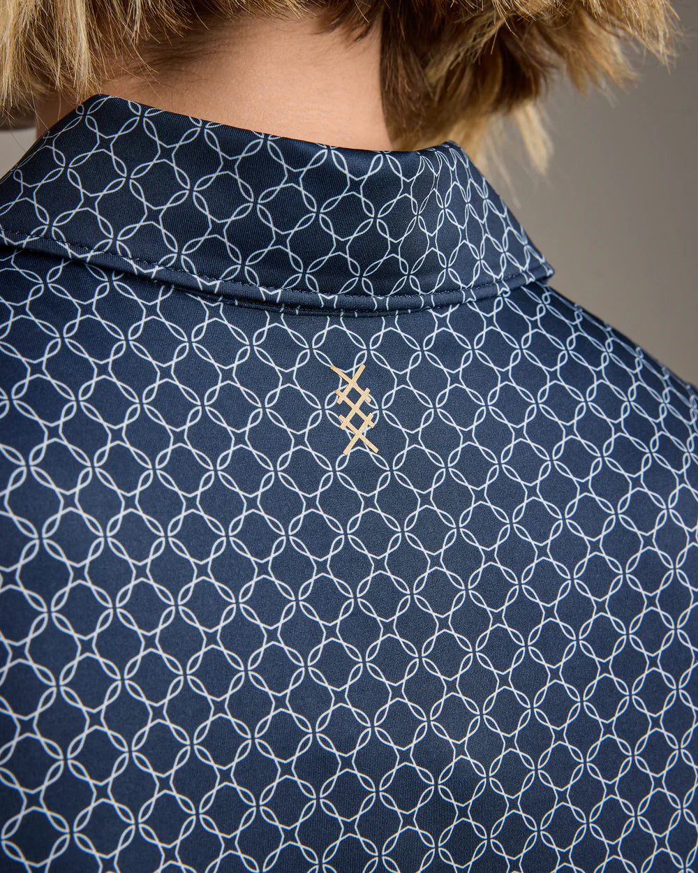 Course to Court Sleeveless Polo by Rhone | Navy Blue Links