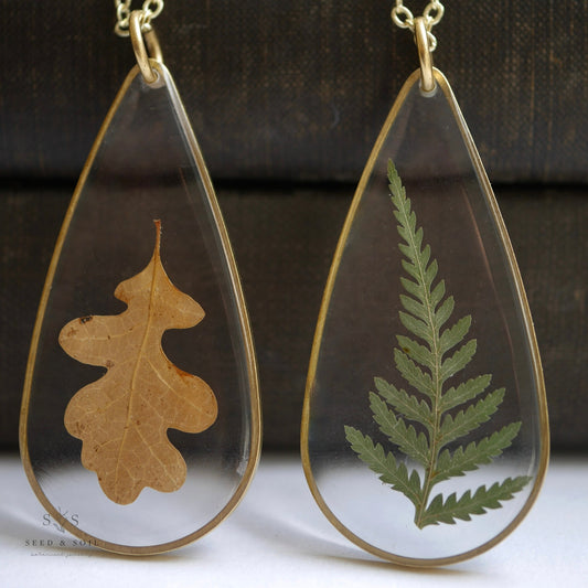 Large Brass Teardrop