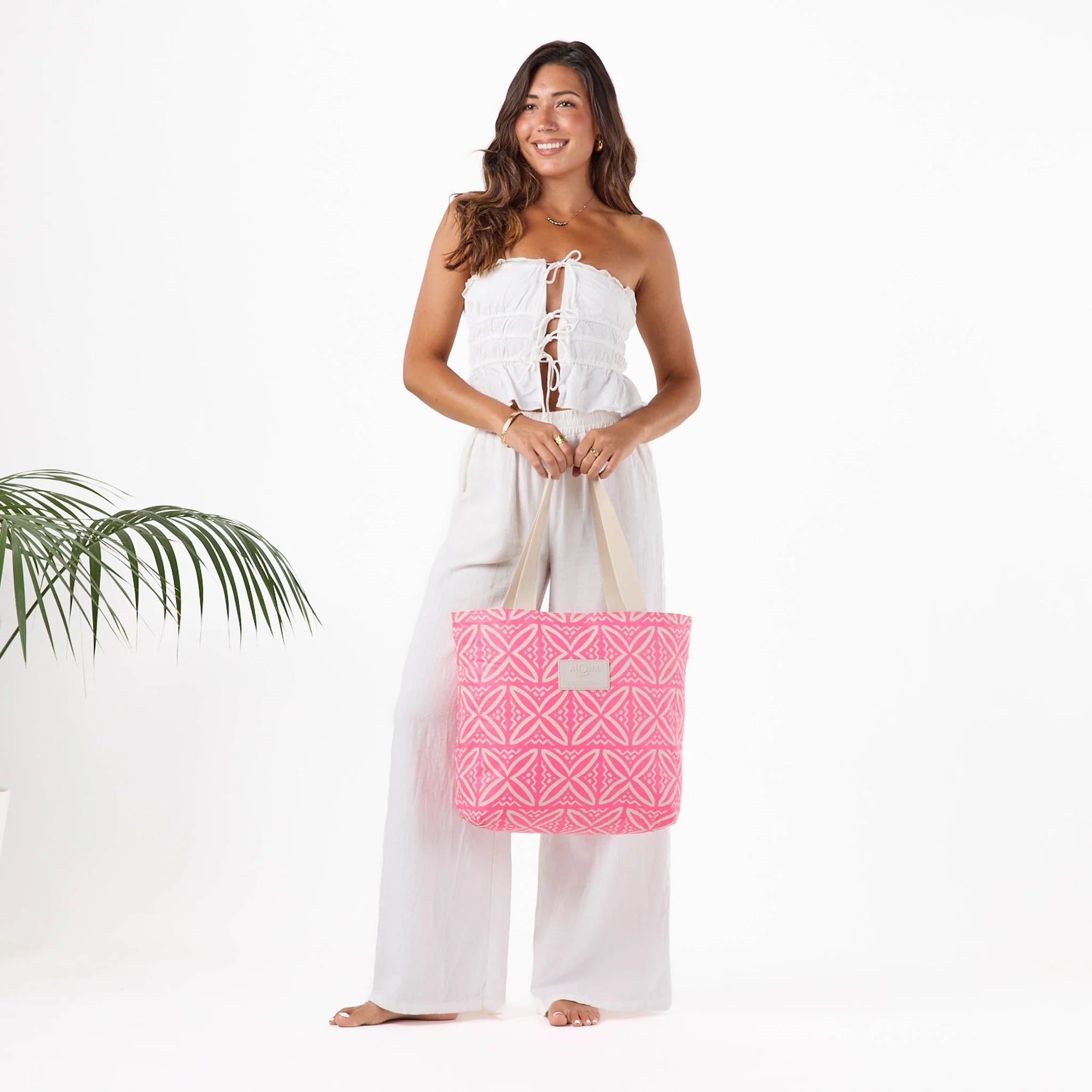 Pasifika Day Tripper by Aloha Collection | Neon Pink/Sandstone