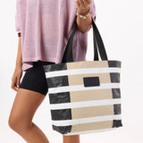 Sporty Stripe Day Tripper by Aloha Collection | Latte