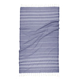Salt Water Sun Turkish Towel by Riviera Towel Company | Deep Blue Sea - Zen&Zip