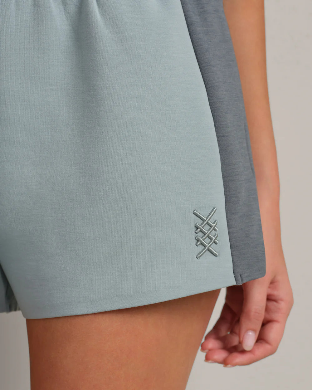 Dreamglow Color Block Short by Rhone | Green Smoke