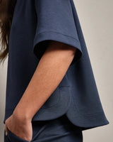DreamGlow Relaxed Tee by Rhone | Navy Blue