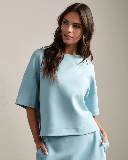 Serene Tee by Rhone | Pool Blue