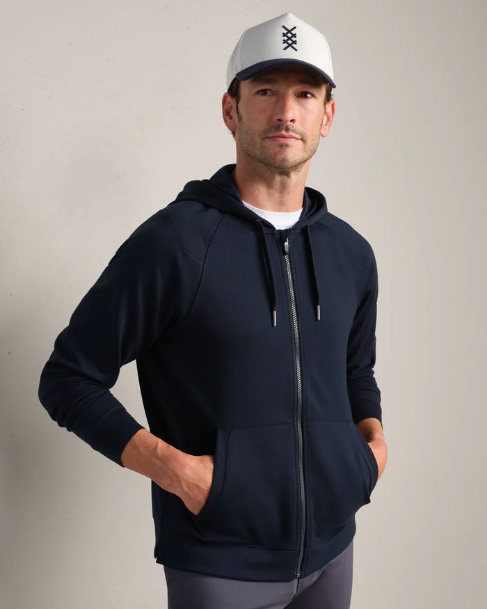 Dreamstate Full Zip Hoodie by Rhone | True Navy