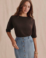 Georgie SS Sweater by Splendid | Java