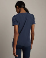 Featherweight Rib Tee by Rhone | Navy Blue