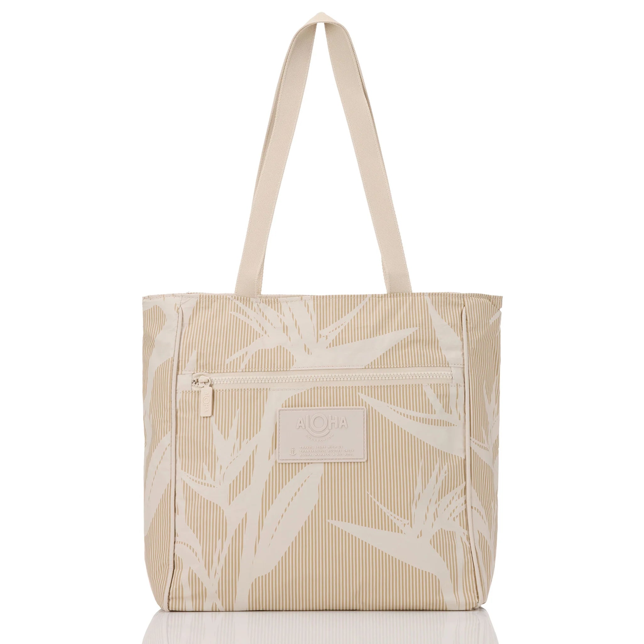 Paradise Tiny Stripe Go To by Aloha Collection | Iced Coffee/Sandstone