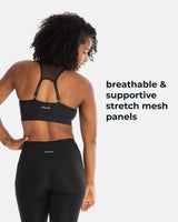 The Closer Bra by Handful in Booya Black — back view