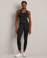 Heather Revive Longline Bra by Rhone | Black Heather