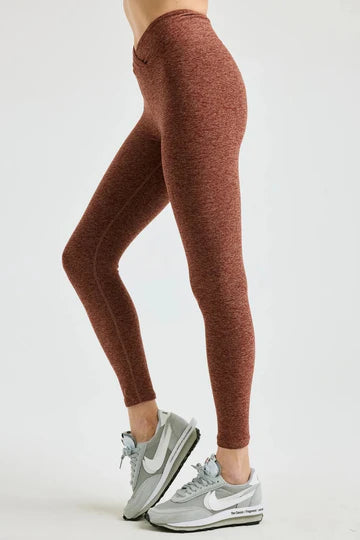 Year Of Ours Stretch Veronica Legging - Red Rock