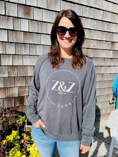 Charcoal, Z&Z Vita Longsleeve - Zen&Zip