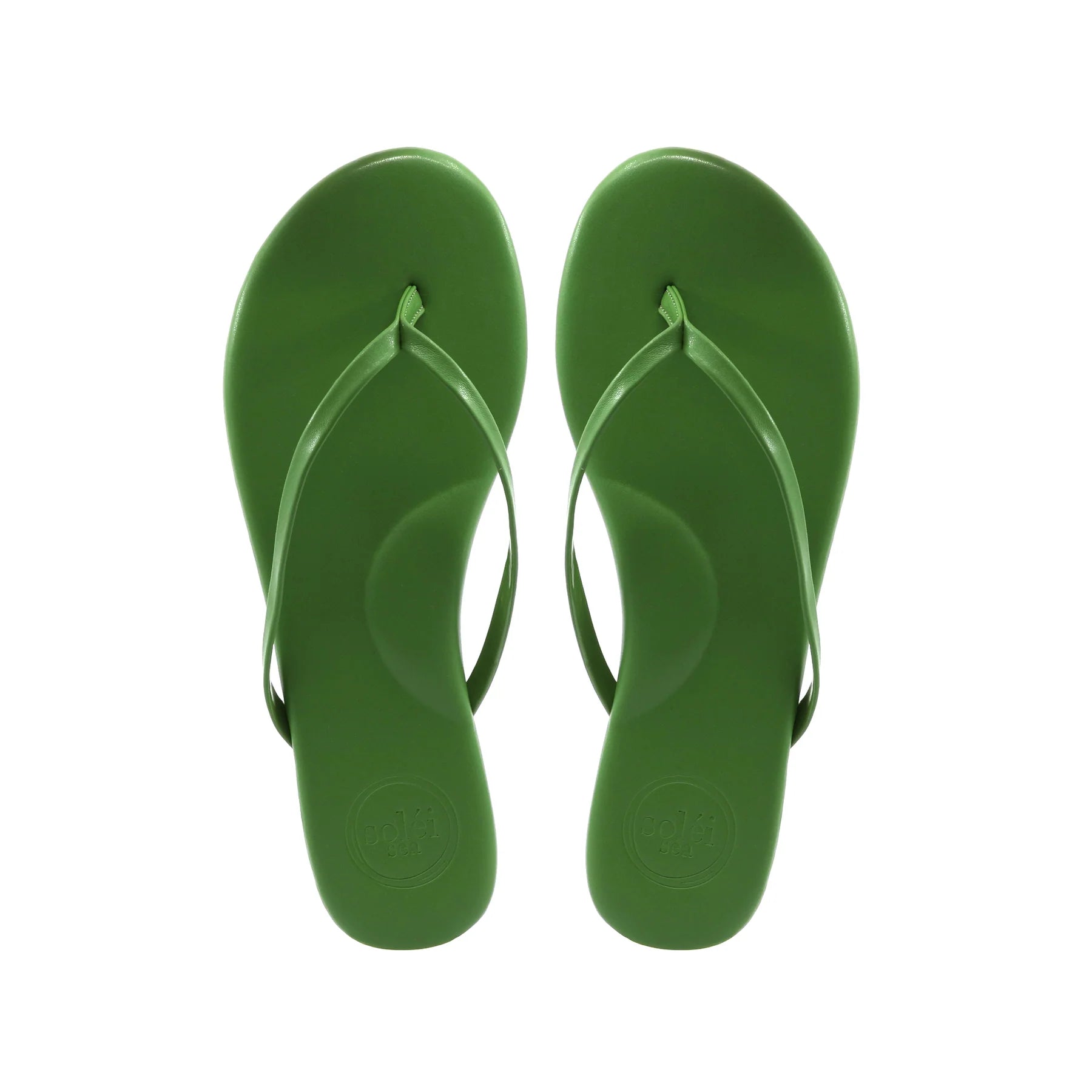 Indie Classic Thin Strap Sandal by Solei Sea | Green Grass