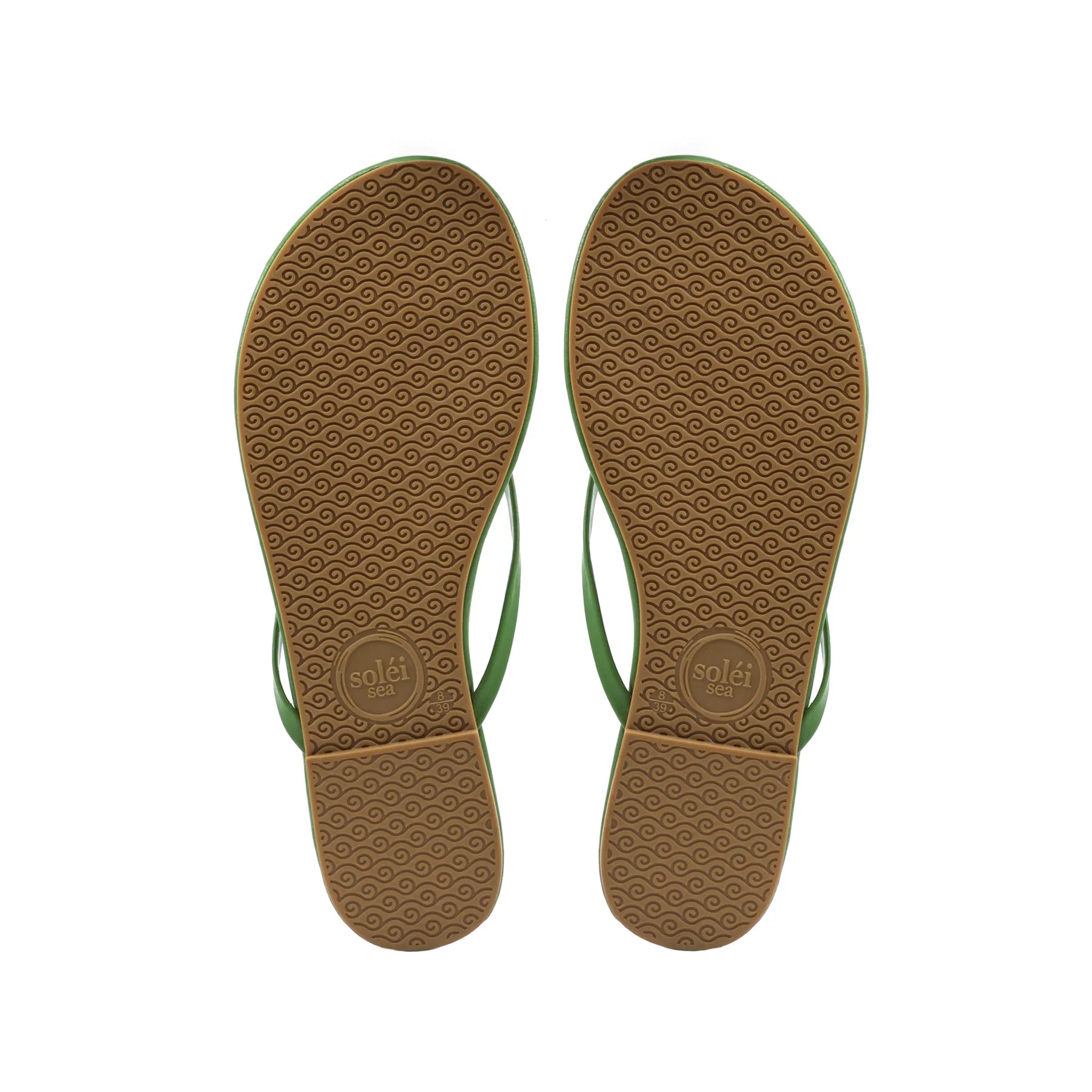 Indie Classic Thin Strap Sandal by Solei Sea | Green Grass