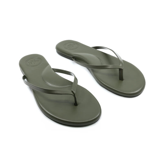 Indie Classic Thin Strap Sandal by Solei Sea | Olive