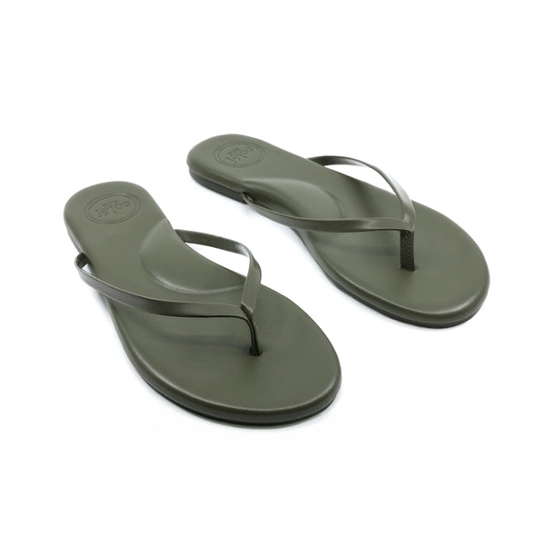 Indie Classic Thin Strap Sandal by Solei Sea | Olive