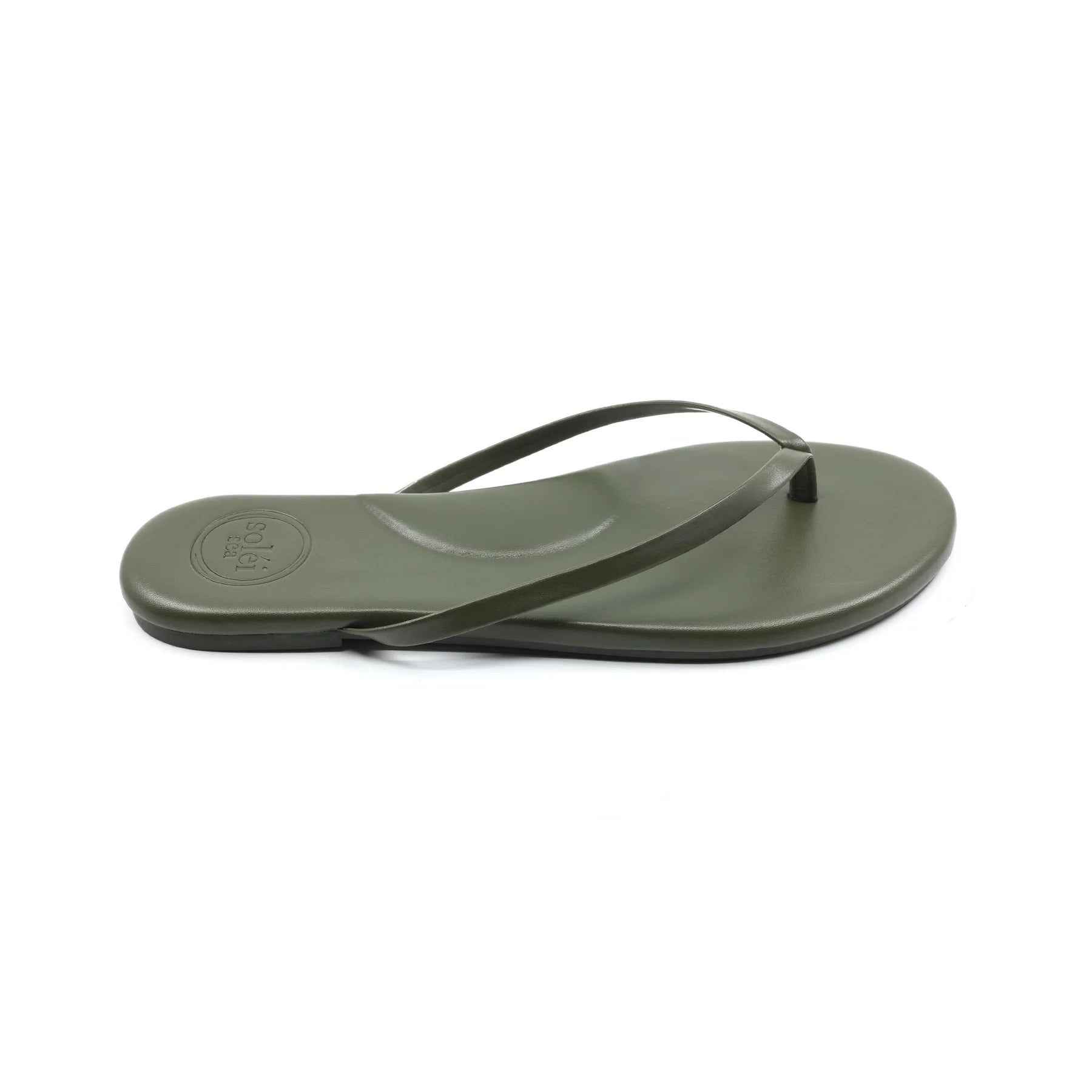 Indie Classic Thin Strap Sandal by Solei Sea | Olive