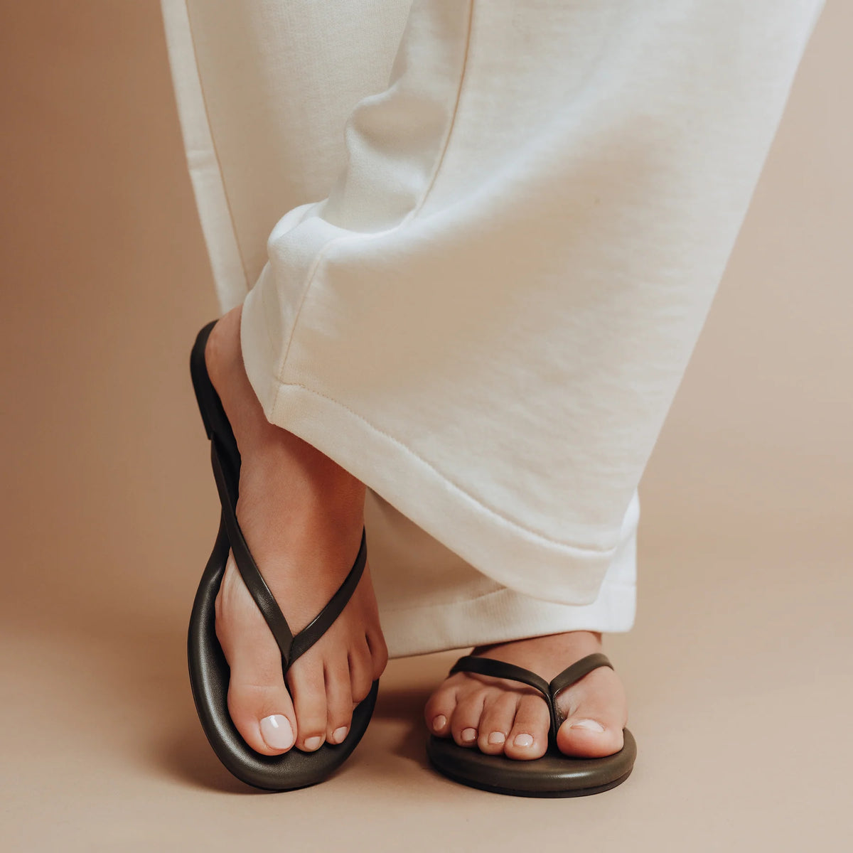 Indie Classic Thin Strap Sandal by Solei Sea | Olive