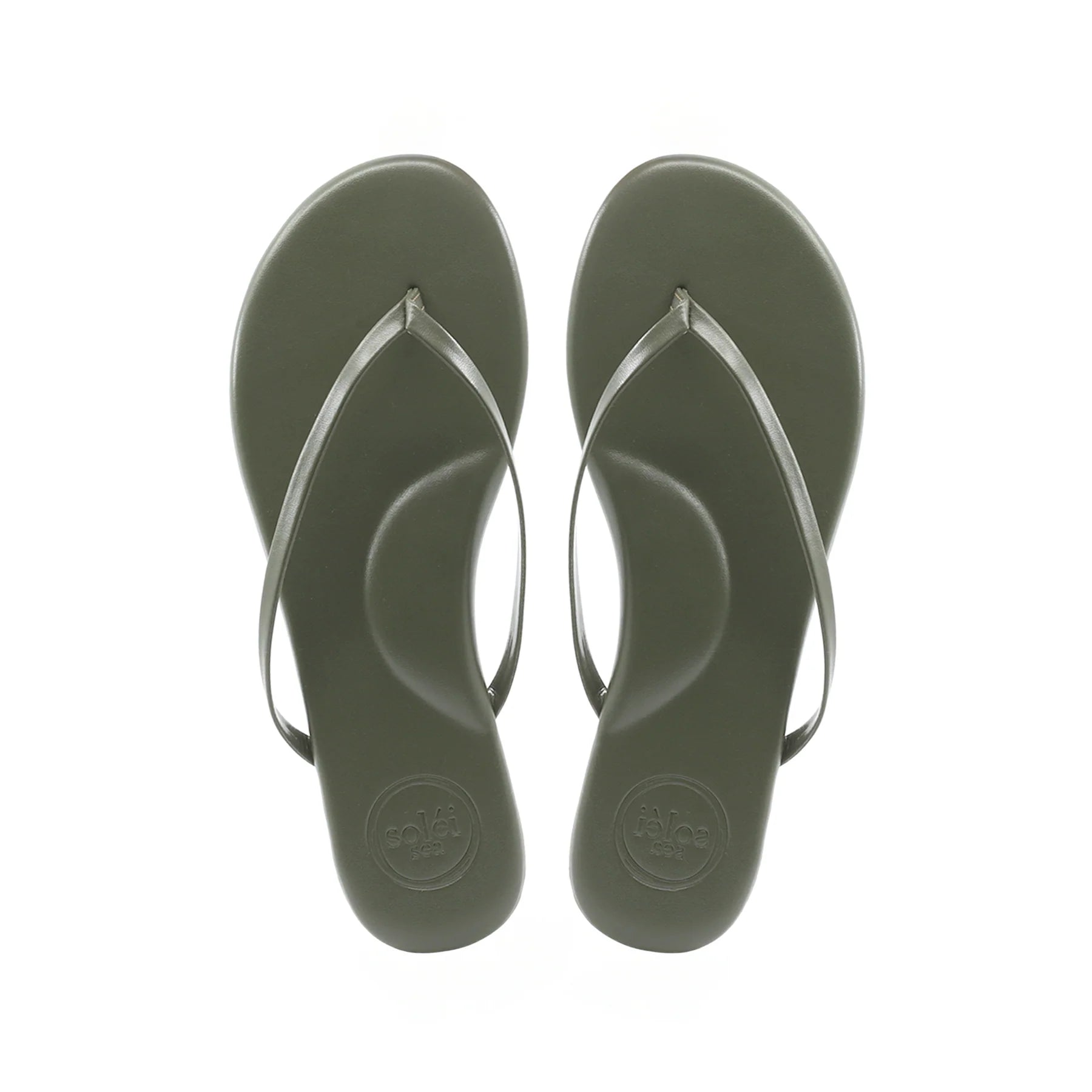 Indie Classic Thin Strap Sandal by Solei Sea | Olive