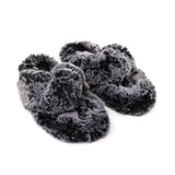Izzie Fur Knot Slipper by Solei Sea | Salt & Pepper