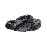 Izzie Fur Knot Slipper by Solei Sea | Salt & Pepper