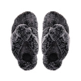 Izzie Fur Knot Slipper by Solei Sea | Salt & Pepper