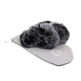 Izzie Fur Knot Slipper by Solei Sea | Salt & Pepper