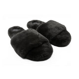 Lucia Fur Slide by Solei Sea | Night