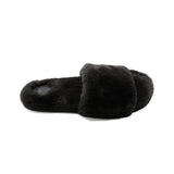 Lucia Fur Slide by Solei Sea | Night