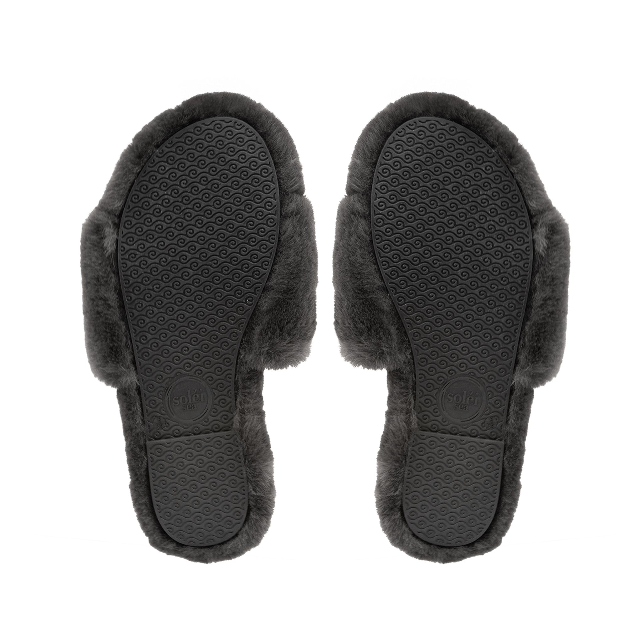 Lucia Fur Slide by Solei Sea | Night