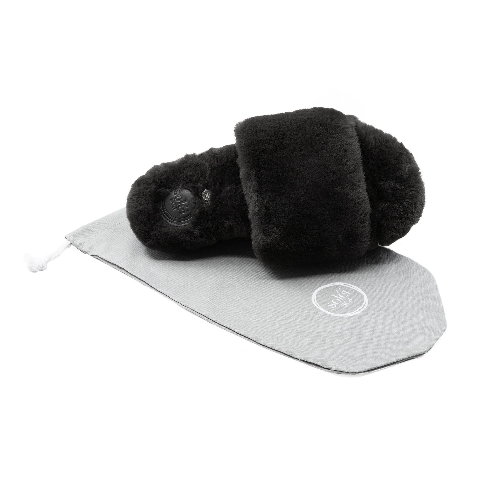 Lucia Fur Slide by Solei Sea | Night