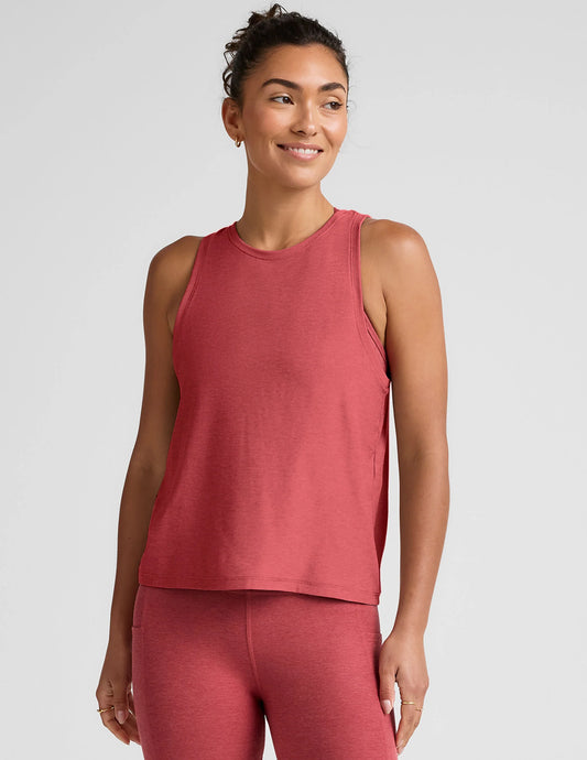 Featherweight Rebalance Tank by Beyond Yoga | Faded Rose Heather