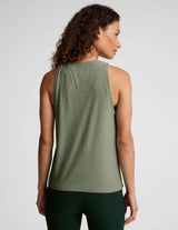 Featherweight Rebalance Tank by Beyond Yoga | Grey Sage Hthr