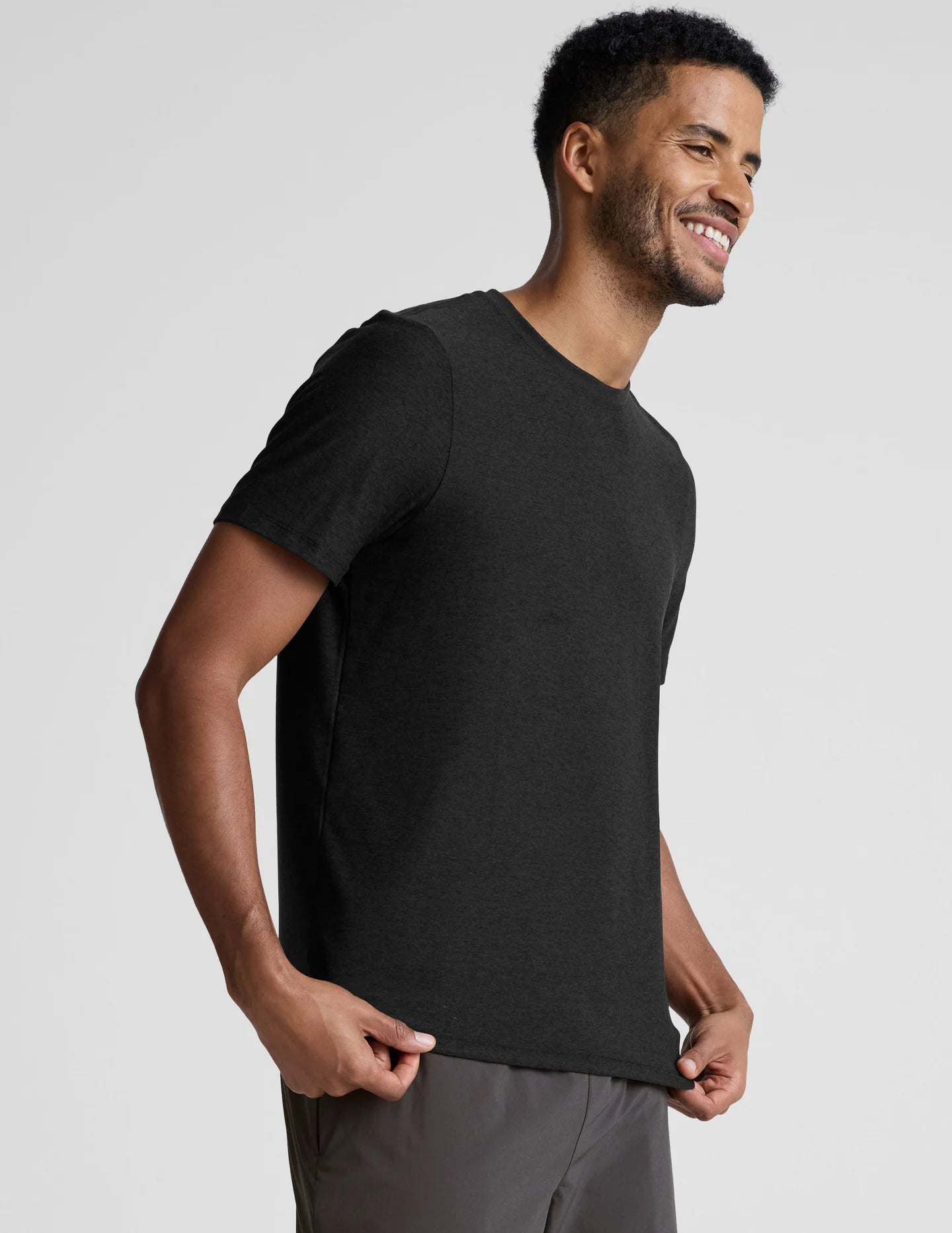Always Beyond Crew Tee 2.0 by Beyond Yoga | Darkest Night - Zen&Zip