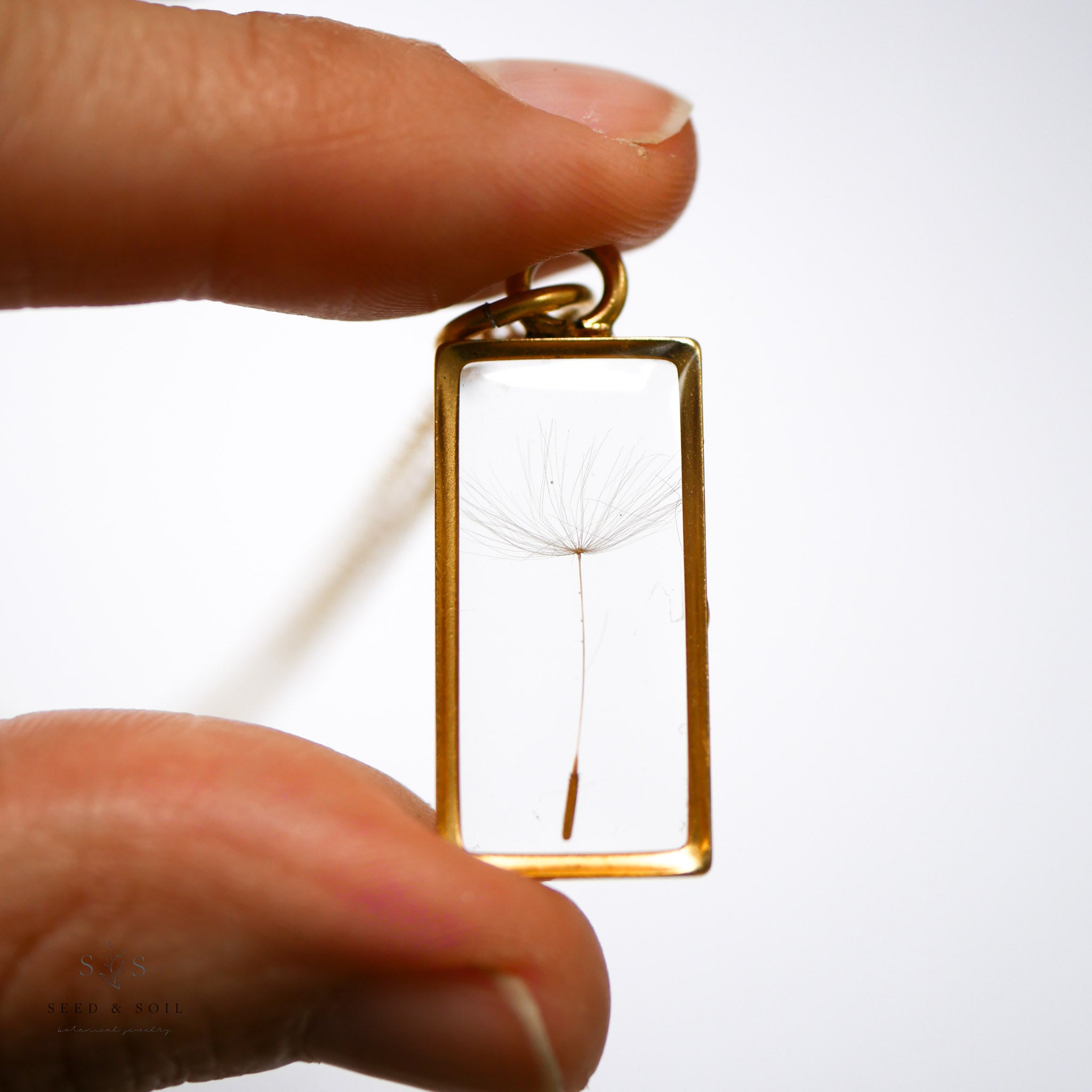 Large Rectangle Pendant
