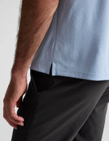 All In Active Polo by Beyond Yoga | Blue Mist