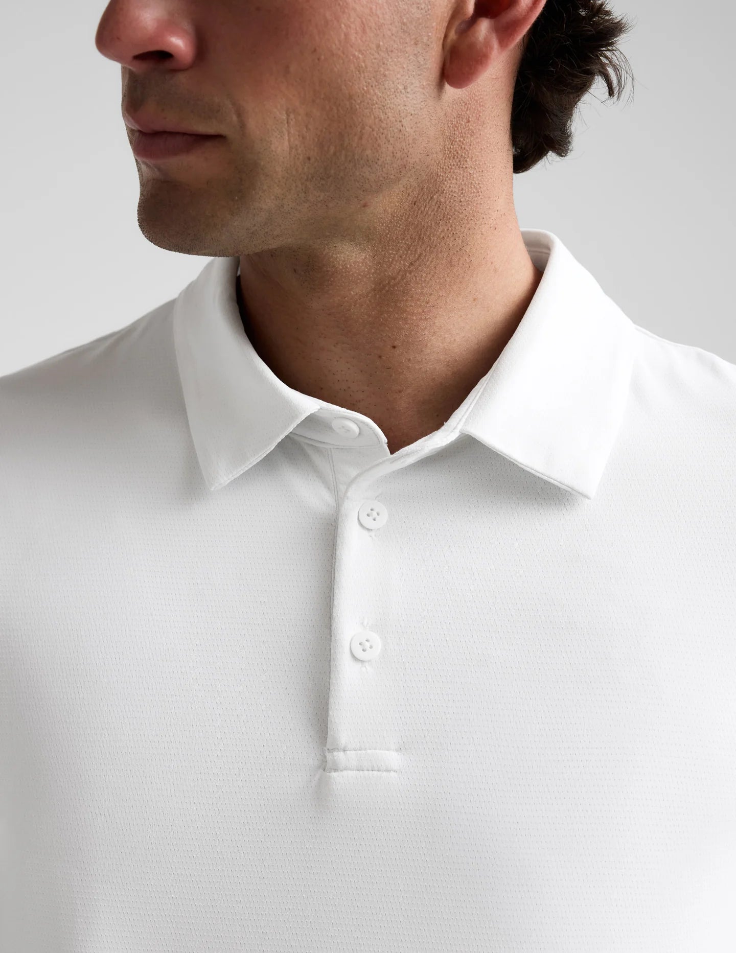 All In Active Polo by Beyond Yoga | Crisp White
