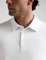 All In Active Polo by Beyond Yoga | Crisp White