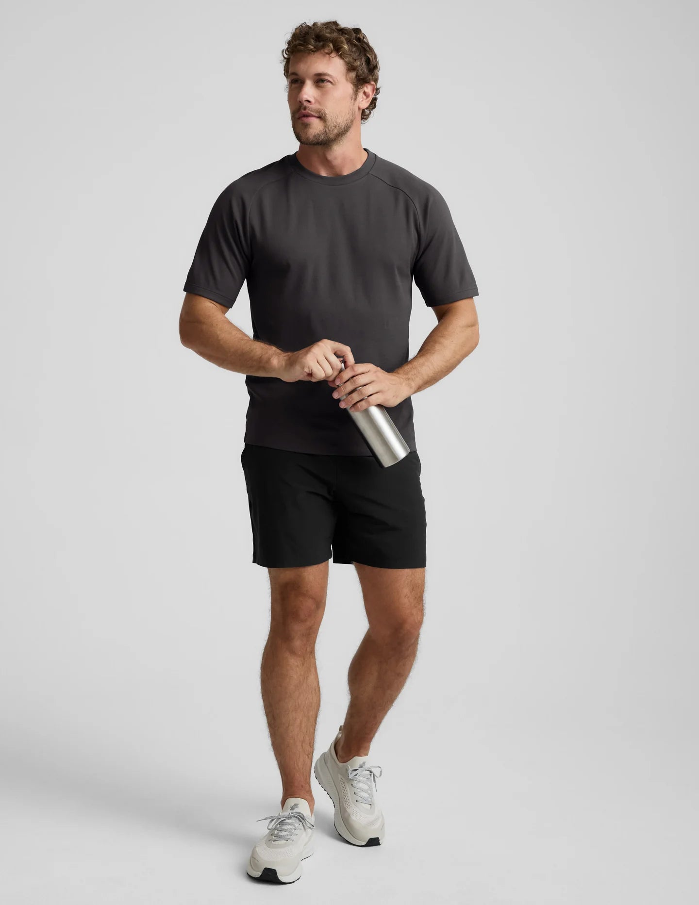 All In Active Tee by Beyond Yoga | Black Ash