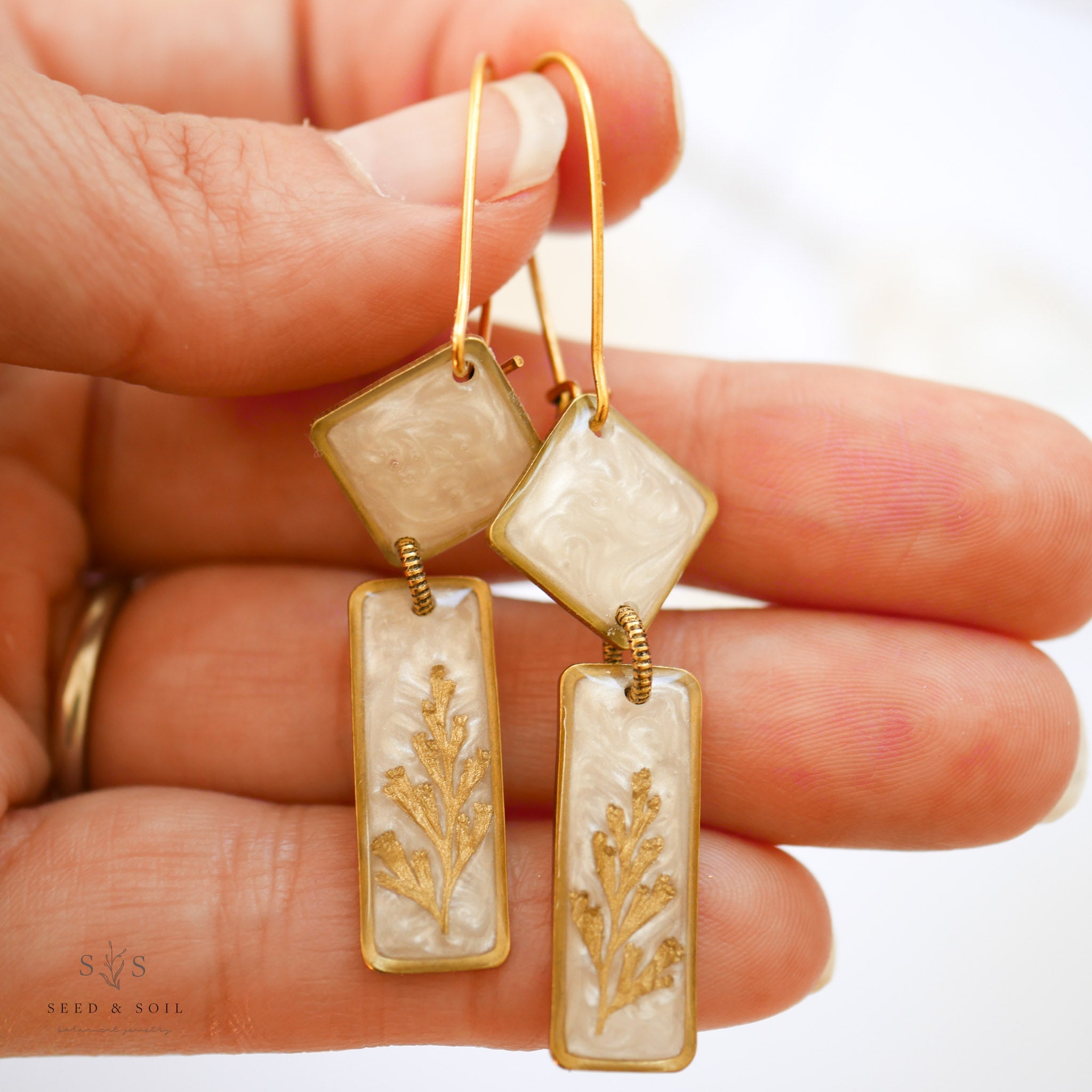 Midas Deco Dangle Earrings