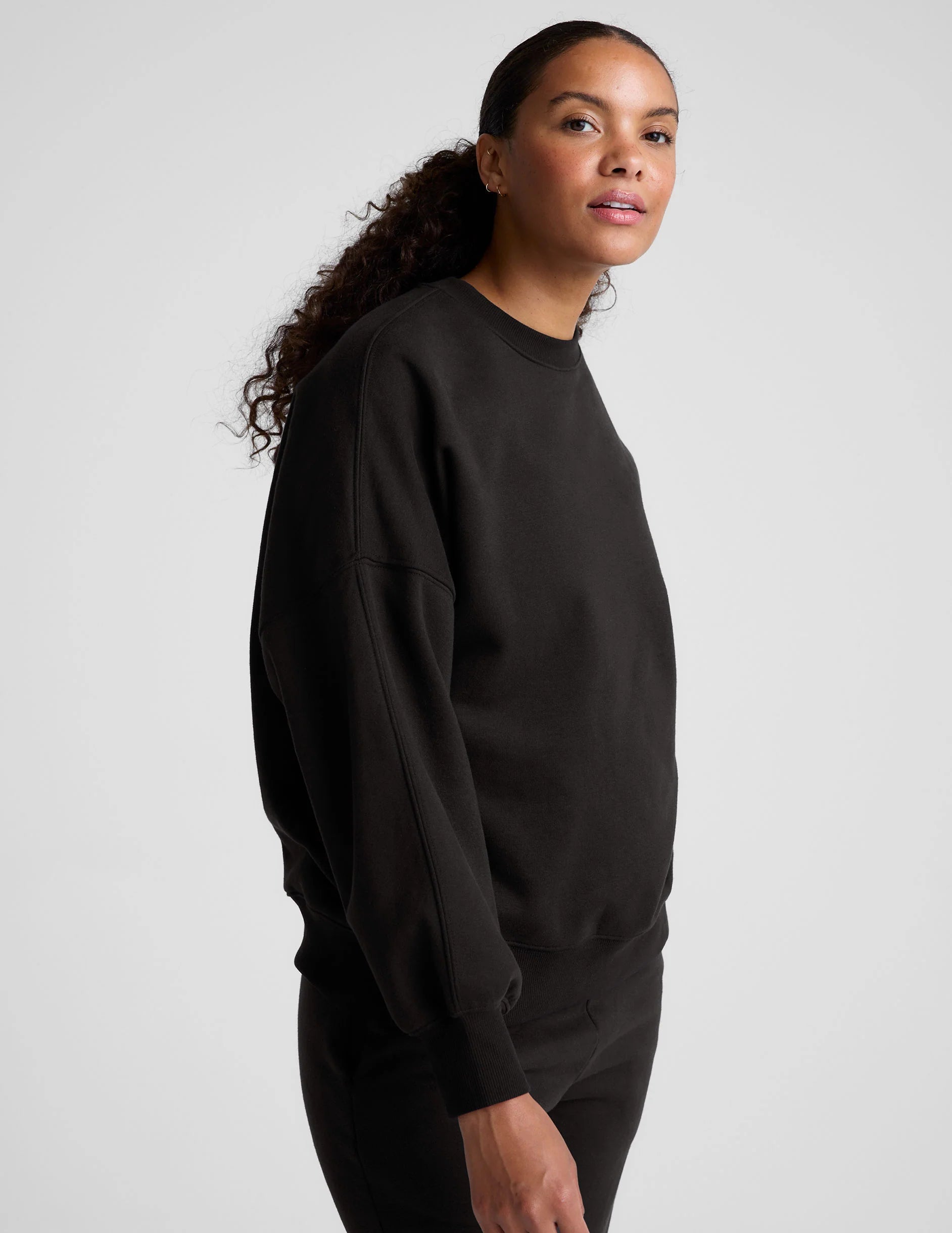Luxefleece Oversized Sweatshirt by Beyond Yoga | Black