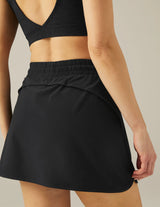 In Stride Lined Skirt by Beyond Yoga | True Black