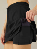 In Stride Lined Skirt by Beyond Yoga | True Black