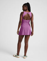 Score Pleated Dress by Beyond Yoga | Fun Fuchsia