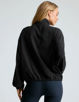 In Stride Half Zip Pullover by Beyond Yoga | True Black