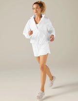 In Stride Half Zip Pullover by Beyond Yoga | True White