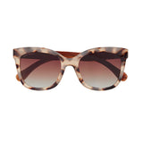Nora by Blue Planet | Ivory Tortoise/Walnut Wood/Gradient Brown Polarized